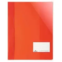 Durable A4 map met insteekvenster voor visitekaartjes
