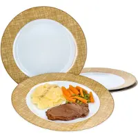 Ritzenhoff & Breker Set van 4 dinerborden geel Brazilië 27cm - 409352