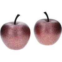 MamboCat Set van 2 Aardewerk Potten Decoratieve Appel XS Brons - E2206-S1-GLMB