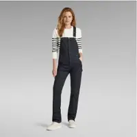 G-Star G-Starvoor vrouwen. D24264-C105-6484 Zwarte Slim tuinbroek (XXS), Casual, Katoen