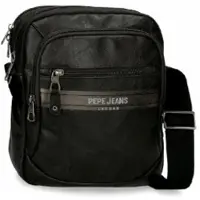 Pepe Jeans Pepe Jeansunisex. 7815731 Horley tablet schoudertas twee compartimenten zwart (OSFA), Casual, Polyester