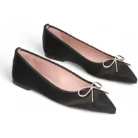 Pretty ballerinas Dames Ella schoenen zwart (39), Leer, Plat, 1 tot 3 cm, Geen, Casual 51629