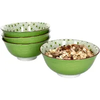 Ritzenhoff & Breker Set van 4 granen kommen 15.5cm Lime Rio - Ritzenhoff 744743