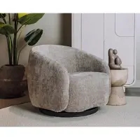 Tower Living Fauteuil Castro Stof Haga 30 Beige (draaibaar)
