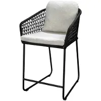 Yoi Barstoel Bara High Dining Zwart / Wool White