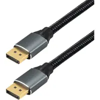 MaxTrack DisplayPort kabel | DP2.1a (10K 60Hz) | UHBR13.5 (54Gbit/s) | aluminium/nylon | 1,5 meter