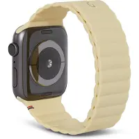 Decoded Silicone Magnetic Apple Watch 46 / 45 / 44 Mm Bandje Geel