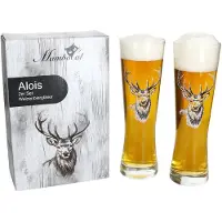 MamboCat Set van 2 bierglazen Alois