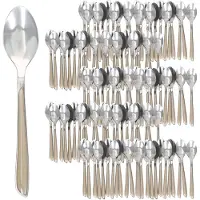 Ritzenhoff & Breker Set van 120 BEAUTY besteklepels taupe - 805543
