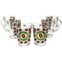 Ritzenhoff & Breker Set van 6 koffiemokken 380ml Cremona Green 10.5 cm - Ritzenhoff 0806175