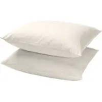 Beau Maison | Katoenen Kussenslopen Creme - 100% Perkaal Katoen - 60x70cm | Set van 2 stuks