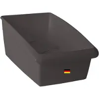 Novaliv Medicijn Organizer Kleine EHBO-doos - 25 x 12 cm ANTRACIETGRIJS met Verdeler - Medicijndoos Opbergdoos voor Pillen Tablettendoos Pleisterdoos Medicijndoos Verband Vitaminecontainer