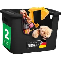 Novaliv 2x opbergbox badkamer organizer kledingkast lades organisatiesysteem zwarte stacaravan kast organizer box badkamer organizer & kledingkast organizer & geschikt als ladekast