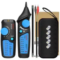 BSIDE Kabelzoeker - Kabeltester - Kabeldetector - Met LED verlichting - Met Sluiting Toongenerator - Kabel Tracer - RJ45 & RJ11
