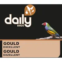 Daily birds - Gould Excellent - 4KG - Gold amandine - japansmeeuwtje - zilverbekje - Spitsstaartamadine