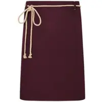 Karlowsky - Waist Apron New-Nature - Aubergine (ca. Pantone 5185C) - 90 x 55 cm