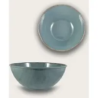 Arca TIERRA Grey - Melamine kom Ø36xH12cm – licht in gewicht – makkelijk stapelbaar – voor binnen en buiten