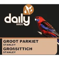 Daily GROOT PARKIET STANLEY-4KG-ZONNEPITTEN-ROSELLA-VALKPARKIET-MUISPARKIET