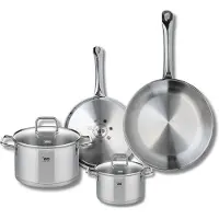Elo Set van 2 Koekenpannen 24 en 28 cm en 2 kookpotten 14 en 20 cm Elo Profi Citrin