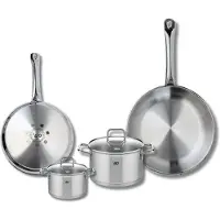 Elo Set van 2 Bakpannen 24 en 28 cm en 2 Kookpotten 12 en 16 cm Elo Profi Citrin