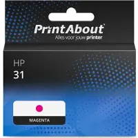 PrintAbout Huismerk HP 31 (1VU27AE) Inktcartridge Magenta