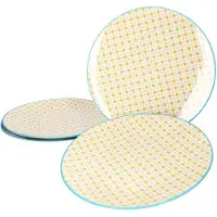 Ritzenhoff & Breker Set van 4 dinerborden Makina geel 26.5cm - 44744