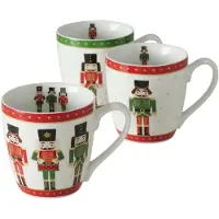 MamboCat B. Set van 3 jumbo mokken Andrew met notenkraker 350 ml - 2024703