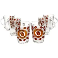 Ritzenhoff & Breker Set van 6 koffiemokken 380ml Cremona Orange 10.5 cm - Ritzenhoff 0806120
