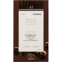 Korres Haarkleur en haarverzorging Arganolie - Kleuring en verzorging Argan Oil Permanent Hair Colorant 5,7 Chocoladebruin licht