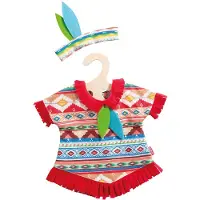 Heless Poppenkleding Indianenset 2-delig 28-35 Cm