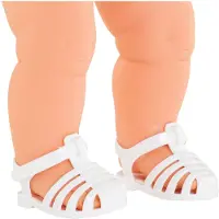 Corolle sandalen poppenaccessoire wit 36cm Mon Grand Poupon.