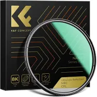 K&F Concept 72mm circulair polarisatiefilter Nano-X MRC HD CPL Ultra Low Reflection