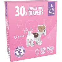 EASYPETS Hondenluiers Teef S/M 30 stuks