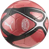Puma AC Milan Culture Voetbal Maat 5 2025-2026 Rood Zwart Wit