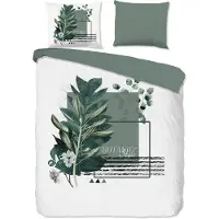 Pure Dekbedovertrek green boho