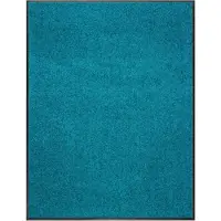 Floordirekt Vuilvangmat Use&Wash - Antislip Deurmat - Veelzijdig Inzetbaar - Turquoise - 200 x 200 cm - Onderhoudsvriendelijk, Slijtvast & Ideaal voor Hal, Entree en Woonruimte