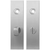 GPF bouwbeslag GPF Kortschild rechthoekig WC55/8 normale knop