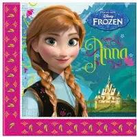 Disney 40x Frozen themafeest servetten 33 x 33 cm papier -