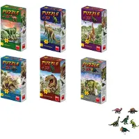 Dino Bikes Dinosaurus-puzzel: Triceratops, 60 stukjes