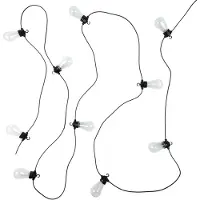 Home Deco Factory feestverlichting lichtsnoer - 10 LED lampen - gekleurd - color-changing - 450 cm - tuin feestlampjes - tuinverlichting