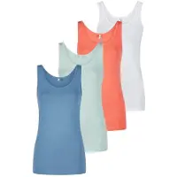 ONLY - ONLLIVE LUV SAL S/L TANK TOP 4-PACK JRS - Meisjes - Tops