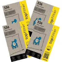 Top Filter Set van 4 pakken van 4 stofzuigerzakken 64336 Miele en Hoover TopFilter Premium