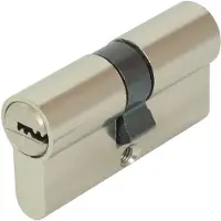 Lavita DOMINO HOMER 31/31 - Symmetrische Profielcilinder - Zilver Nikkel - Insteekslot deurslot - 5 boorsleutels Aluminium
