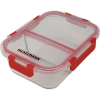 Fackelmann Lunchtrommel van glas met twee vakken 1000 ml Move
