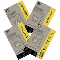 Top Filter Set van 4 pakken van 4 stofzuigerzakken 64331 voor Hoover TopFilter Premium