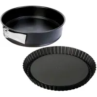 Dr. Oetker Duo Omgekeerde taartvorm 28 cm en Springvorm met scharnier 26 cm Dr.Oetker Tradition