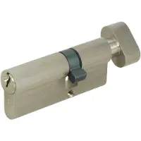 Lavita DOMINO DMO 56/46K Asymmetrische Knopcilinder - Nikkel - Inclusief 3 Sleutels - Veiligheidsslot - Messing Deurslot