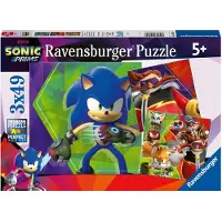 Ravensburger Sonic Prime 3X 49 Stuk Puzzel voor Kinderen vanaf 5 Jaar