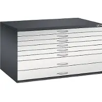 C+P Plankast van staal, voor formaten tot DIN A0, 8 laden