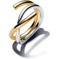 Pandora - Dames Ring - goudkleurig & Zilver